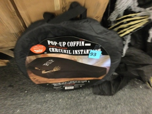 Halloween Decoration, Pop-Up Coffin - Lot 93