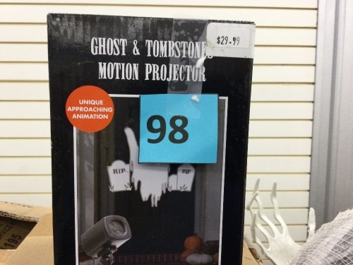 Halloween Decoration, Ghost & Tombstone Motion Projector - Lot 98
