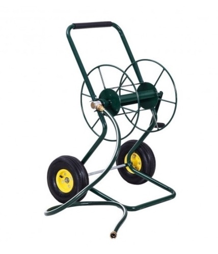 Garden Steel Frame Wheeled Hose Reel Cart, Appears New - Lot 183