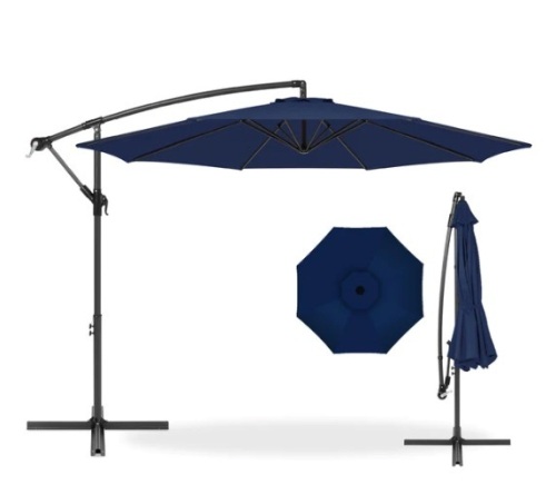 Offset Hanging Patio Umbrella - 10ft, Appears New - Lot 207