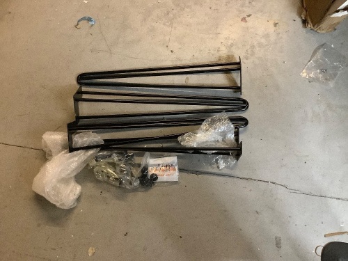 Set of Table Legs with Hardware, No top, Ecommerce Return - Lot 379