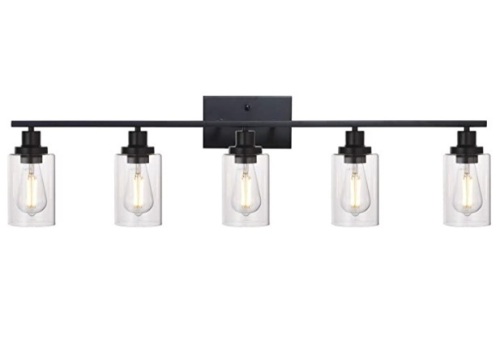 40 Inches Length 5-Light Bathroom Vanity Light Fixture, Appears New/Box Damaged - Lot 420