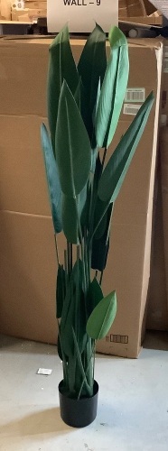4 Ft. Faux Decorative Plant, Appears New - Lot 445