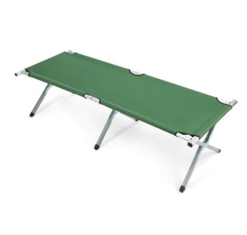Folding Camping Cot Heavy-duty Camp Bed with Carry Bag, Appears New - Lot 446
