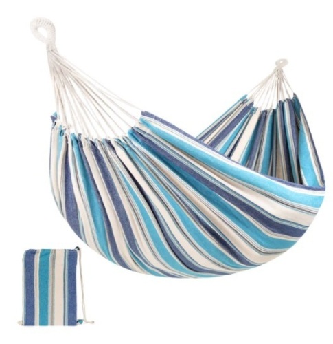 2-Person Brazilian-Style Double Hammock w/ Portable Carrying Bag, Appears New - Lot 552
