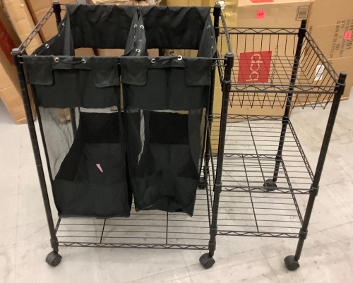 Storage Bin with Shelving, Appears New - Lot 594