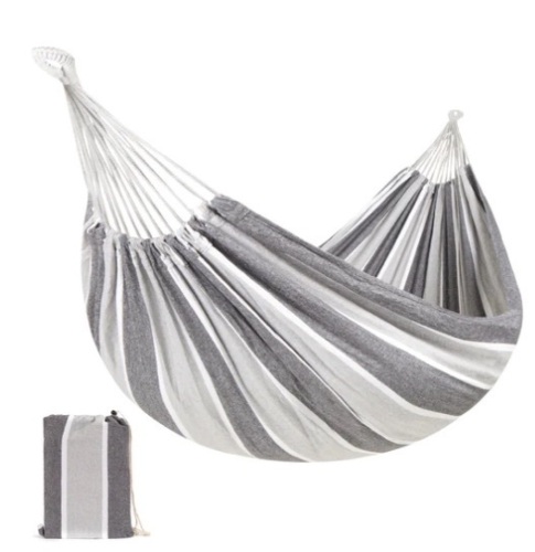 2-Person Brazilian-Style Double Hammock w/ Portable Carrying Bag, Appears New - Lot 604