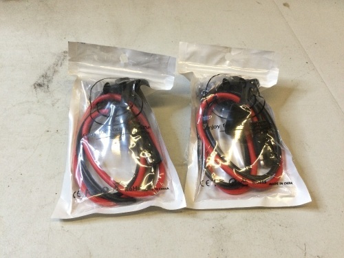 Lot of (2) SAE Connector Cable Plug, Appears New - Lot 248