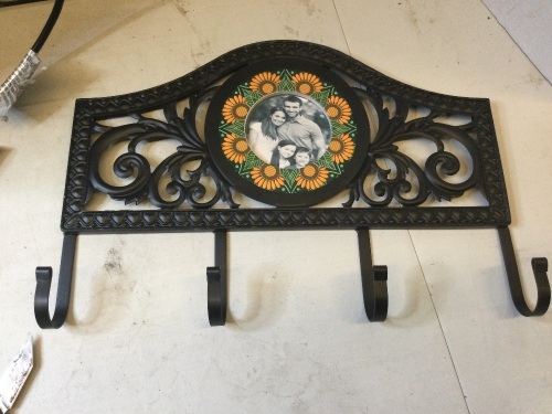 Lot of (6) Wall Hanger Coat Hook Rack, Appears New - Lot 490