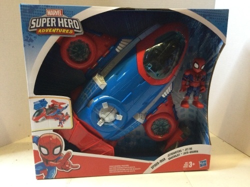 Marvel Superhero Adventures Spiderman Jetquarters, Appears New - Lot 184