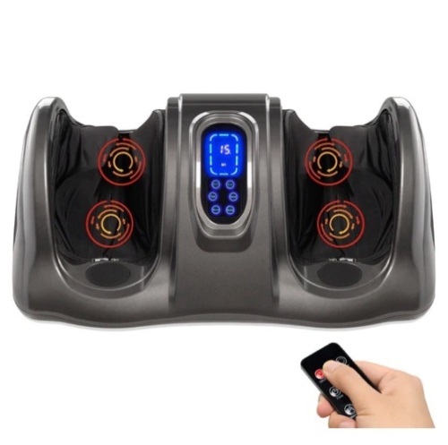Therapeutic Foot Massager w/ High Intensity Rollers, Remote, 3 Modes, Powers On, Appears New - Lot 494