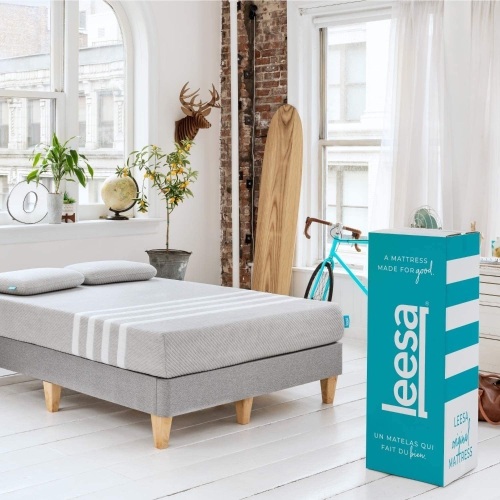 Leesa Original Bed-in-a-Box, Three Premium Foam Layers Mattress, Full, Gray & White, Mattress ONLY Frame Not Included - NEW, $790 Retail Value - Lot 23