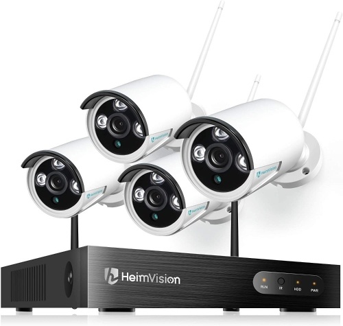 Heimvision HM241 1080P Wireless Security Camera System, 8CH NVR, Night Vision, Waterproof, Motion Alert - Appears New  - Lot 57a