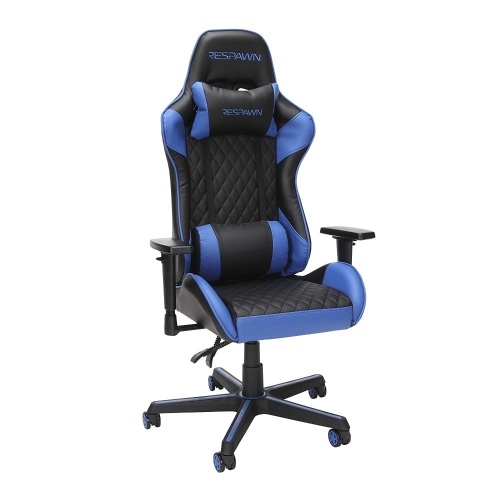 RESPAWN 100 Racing Style Gaming Chair, Blue - Appears New - Lot 81