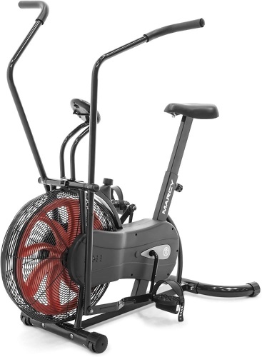 Marcy Fan Exercise Bike with Air Resistance System, NS-1000, Red/Black - Appears New - Lot 95