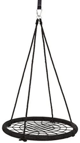 SkyBound Giant Round Tree Swing Net, Black, 40". Appears New - Lot 135