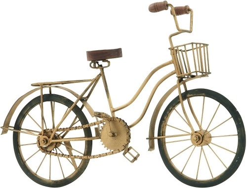 Deco 79 Metal Replica Bicycle, 19 by 12-Inch. Appears New - Lot 204