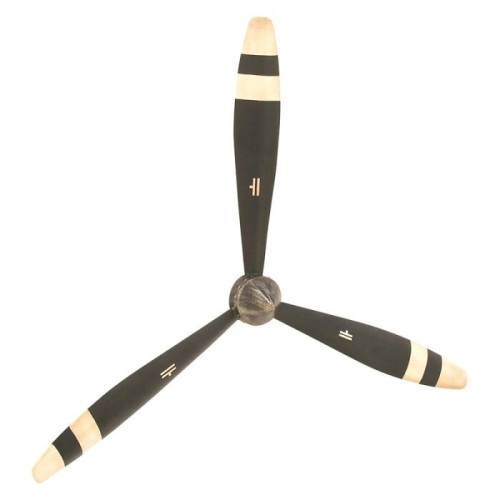 DecMode Airplane 3 Blade Propeller Wall Decor. Appears New - Lot 210