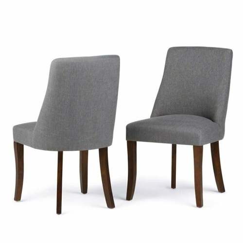Simpli Home Walden Dining Chair in Slate Gray (Set of 2). Appear New - Lot 213