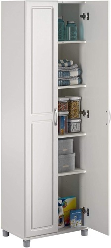 SystemBuild Kendall 24" Utility Storage Cabinet, White. NEW - Lot 229