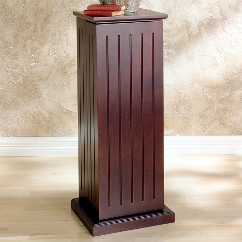 SEI Media Storage Pedestal, Cherry. Appears New - Lot 241