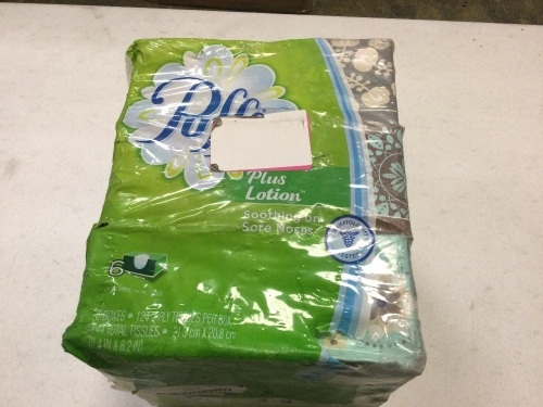 6-Pack of Puffs Tissues.  - Lot 243