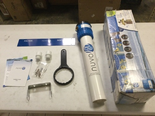 Nuvo H2O Dphb-a Home Water Softener System, 5 X 24". Used, Like New - Lot 244