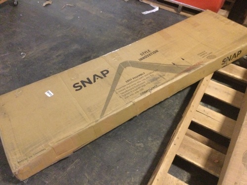 SNAP King Size Bed Frame in Speckled Pewter - Lot 286
