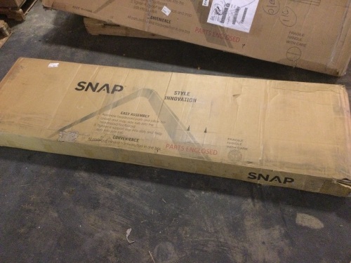 SNAP King Size Bed Frame in Speckled Pewter - Lot 288