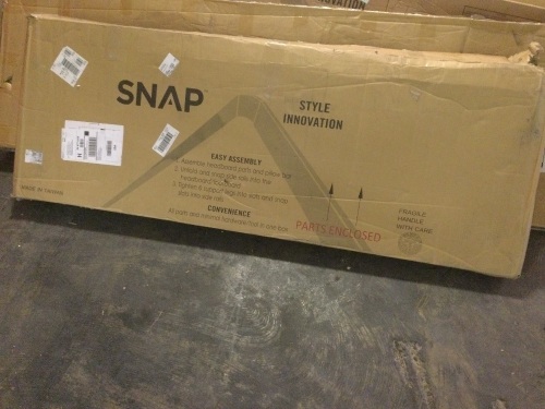 SNAP Queen Size Bed Frame in Speckled Pewter - Lot 289