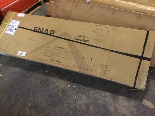 SNAP California KLing Bed Frame in Speckled Pewter - Lot 291