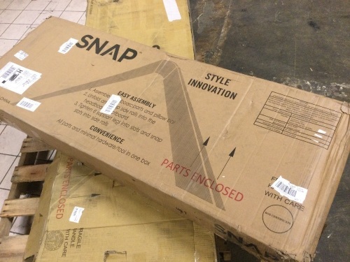 SNAP Full Size Bed Frame - Lot 294