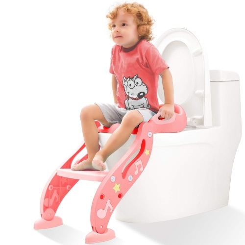 Kidpar Potty Training Seat, Adjustable Toilet Potty Chair with Sturdy Non-Slip Step Stool Ladder, Color May Vary - Appears New  - Lot 344