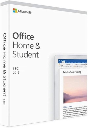 Microsoft Office 2019 Home and Student, 1 PC, Windows 10, Product Key Only No Disc - Appears New - Lot 410