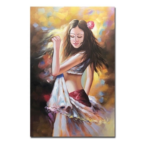 City Girl Art Painting Approx 47" x 32" - Appears New  - Lot 449