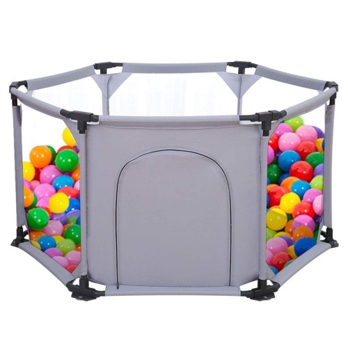 Arkmiido Baby Playpen Portable Play Yard for Toddlers for Indoor or Outdoor, Grey - Appears New  - Lot 485