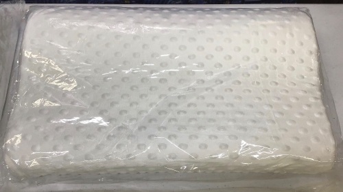 Lot of (4) Natural Latex Contoured Pillows for Side and Back Sleepers - NEW - Lot 526