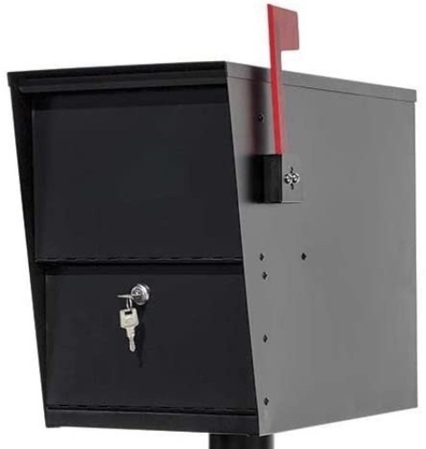 LetterSentry Rust Free Galvanized Steel Locking Mailbox, Does Not Include Post - Appears New  - Lot 561