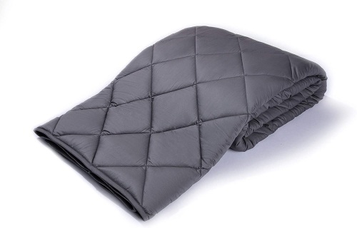 Finslep 20lb Weighted Blanket, King Size 80" x 87", Grey - Appears New - Lot 707