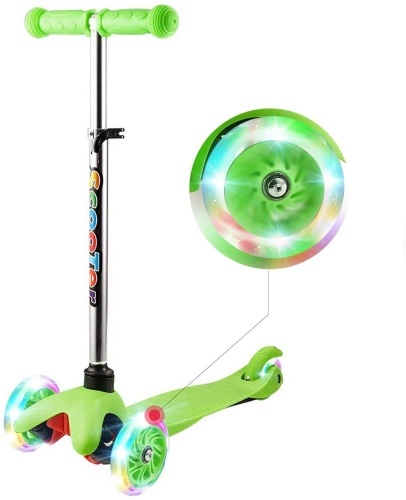 Hikole 3 Wheel Scooter with Adjustable Height and Flashing Wheels for Kids - Appears New  - Lot 772