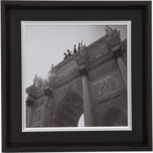 Lot of (6) Black Square Thick Edge Wall Mountable Photo Frames, 16" x 16" - NEW - Lot 784