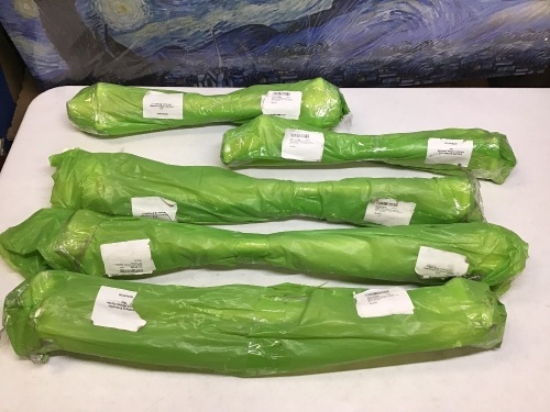 Lot of Extendable Telescopic Curtain/Shower Rods, Various Sizes, See Pics - Appear New  - Lot 787