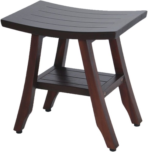 Decoteak 18" Satori Shower Stool, Brown - Appears New - Lot 799