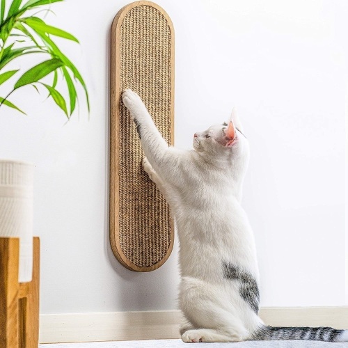 Approximately (100) New 7 Ruby Road Cat Scratching Posts for Floor or Wall Mounted Use. - Lot 1051