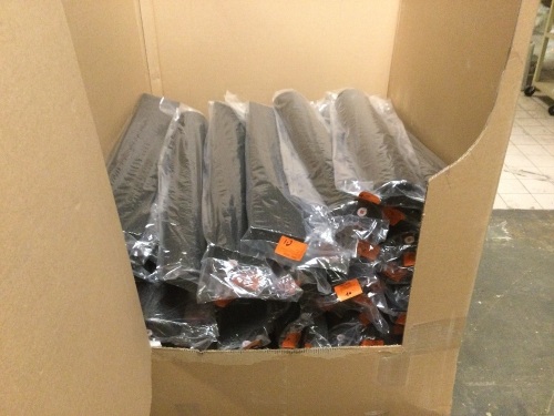 Lot of (66) New Isokinetics Inc. Black High Density Foam Rollers, Half Rouind 6" x 36" - Lot 1055