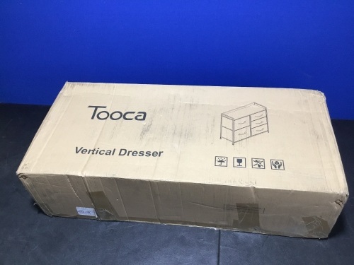 Tooca 5 Drawer Fabric Storage Chest - Appears New  - Lot 332
