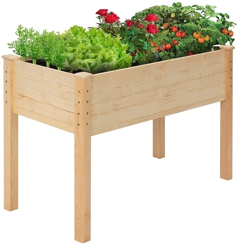 KingSo Wooden Raised Garden Planter Box - Appears New  - Lot 825