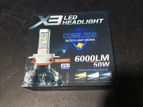 X3 LED Headlights - Appear New - Lot 862