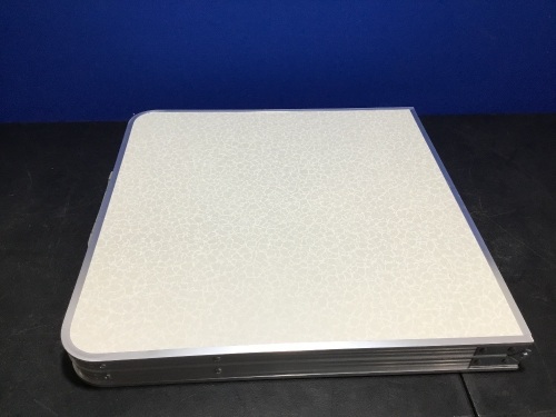 Aluminum Folding Table with 2 Folding Chairs - Appears New  - Lot 1131