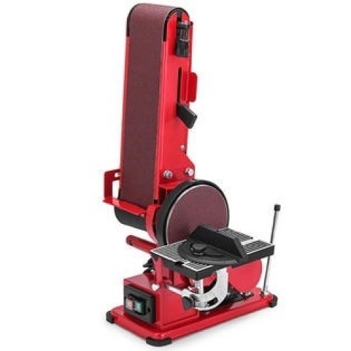 Vevor 375W Belt Disc Sander Bench Grinder 6" Disc Grinder With Dust Extraction Port - Appears New  - Lot 297